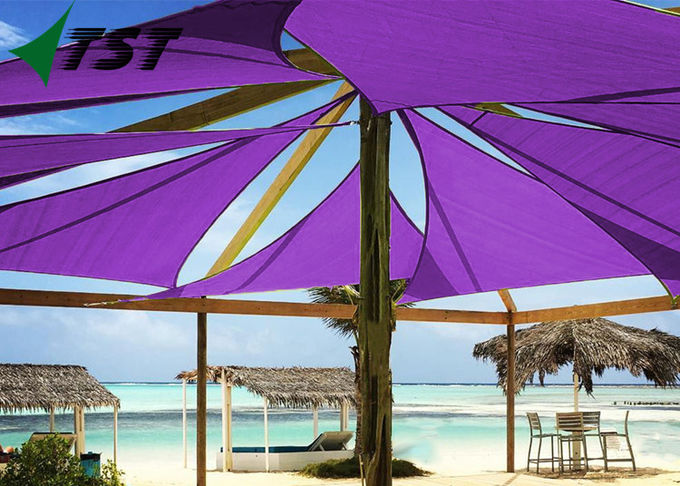 Large Waterproof Polyester 6x6x6m Sun Shade Sail Cloth For Outdoor Canopy Patio